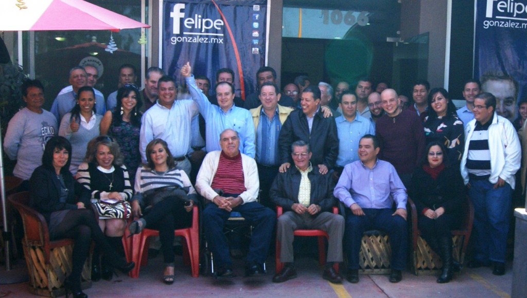 Reunión de adherentes al proyecto de Felipe de Jesús González Ramírez