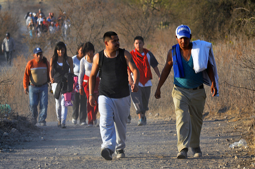 Más de 60 mil peregrinos rumbo a San Juan de Los Lagos
