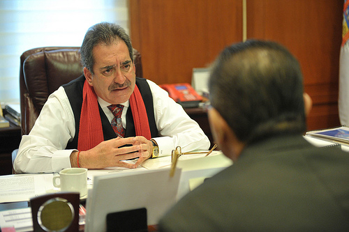 Inicia el gobernador tour de gestiones en la capital de la República