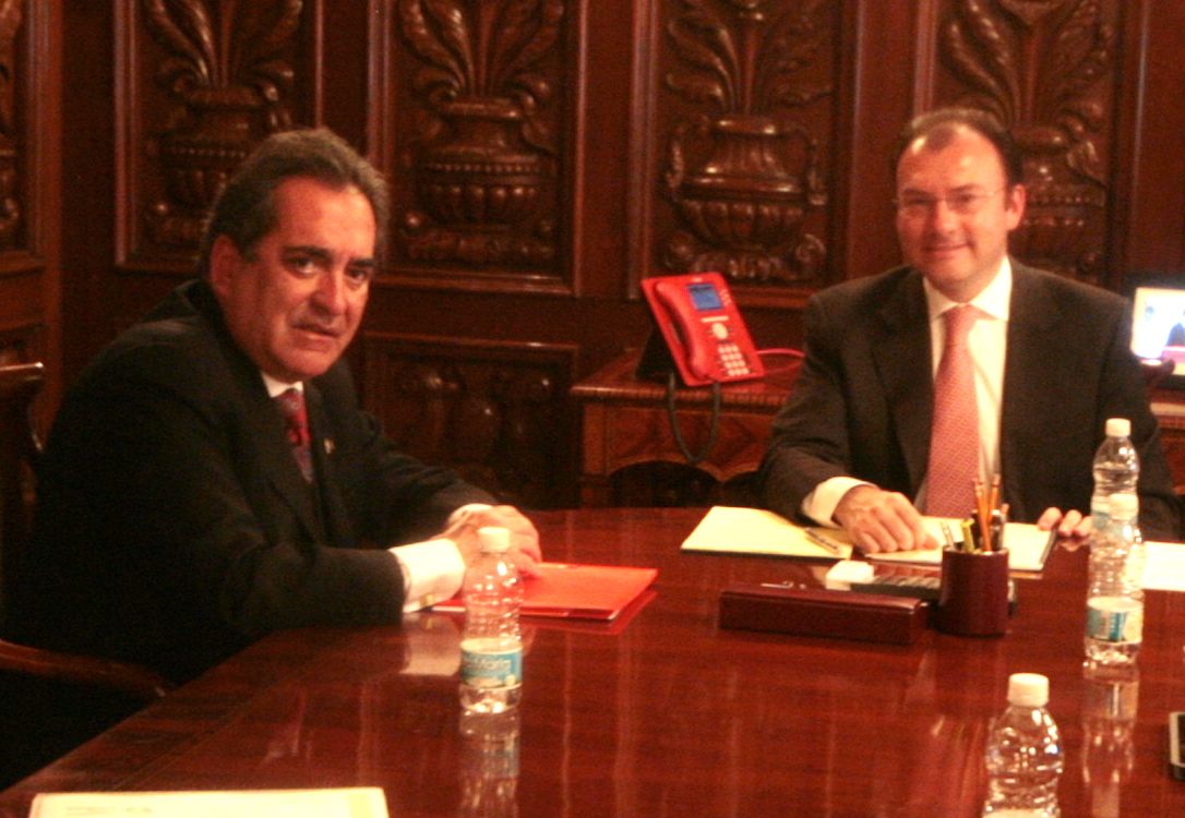 Se reúne Lozano de la Torre con Luis Videgaray Caso