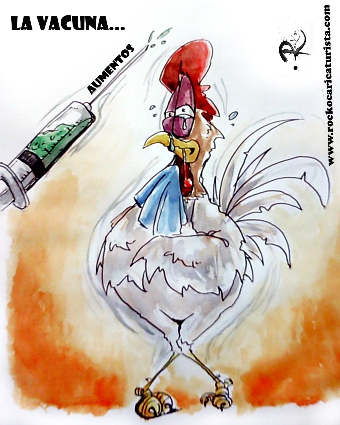 [Cartón] La Vacuna / Rocko en LJA