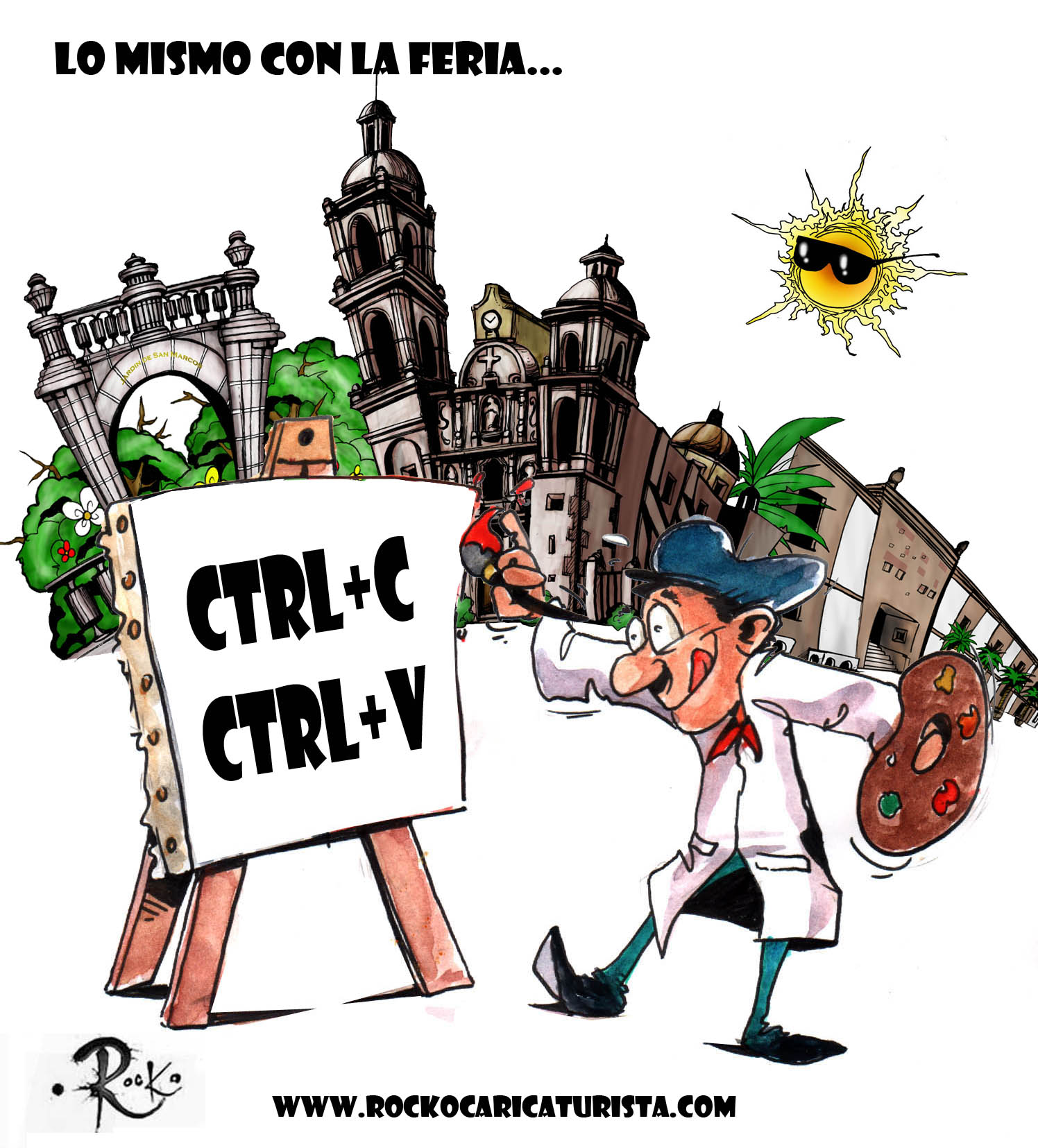 [Cartón] Cartel de Feria / Rocko