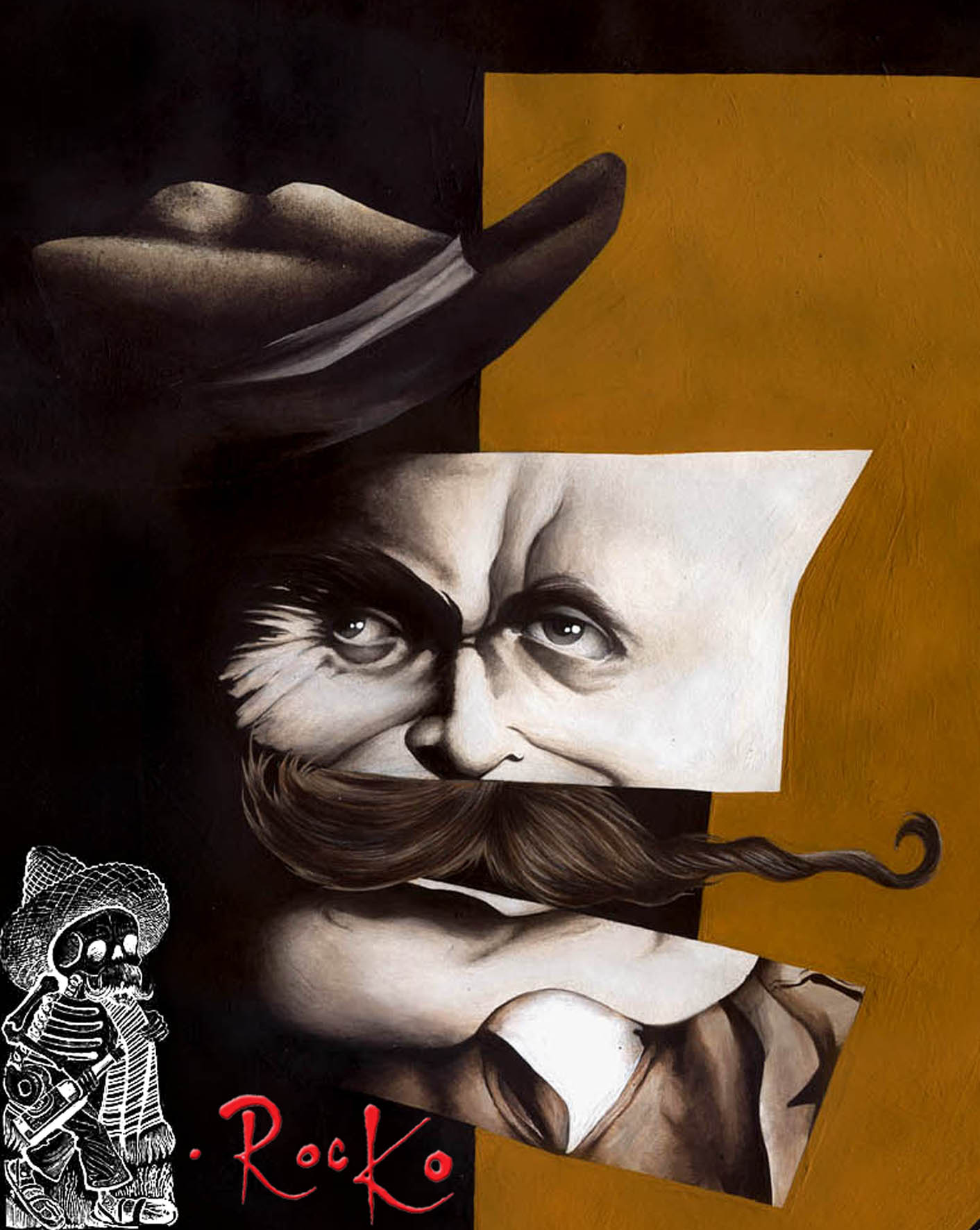 [Cartón] José Guadalupe Posada / Rocko en LJA