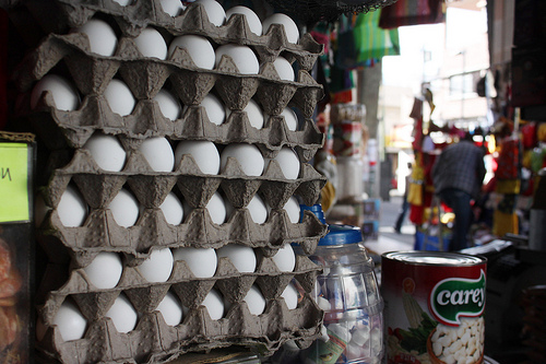 Se suspende comercialización de más de 500 kilogramos de huevo  