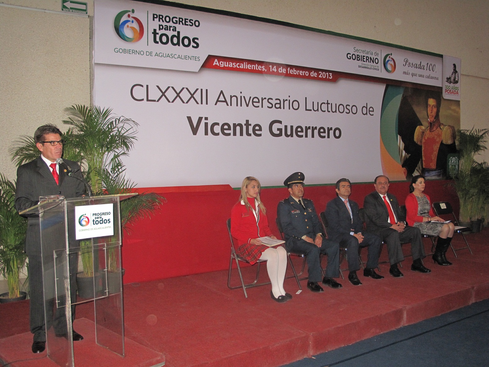 Recuerdan al último insurgente en su aniversario luctuoso