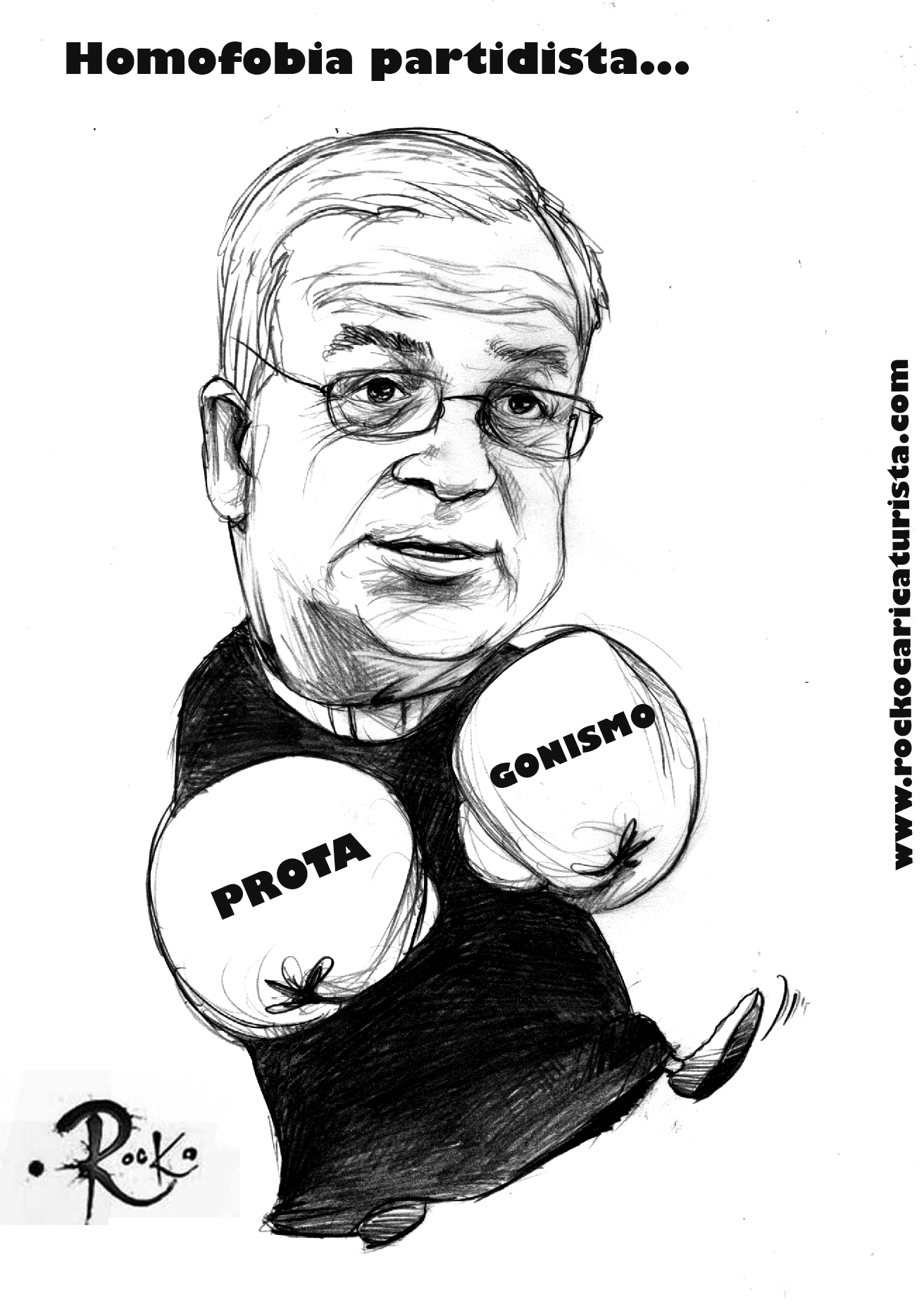 [Cartón] Homofobia partidista / Rocko en LJA