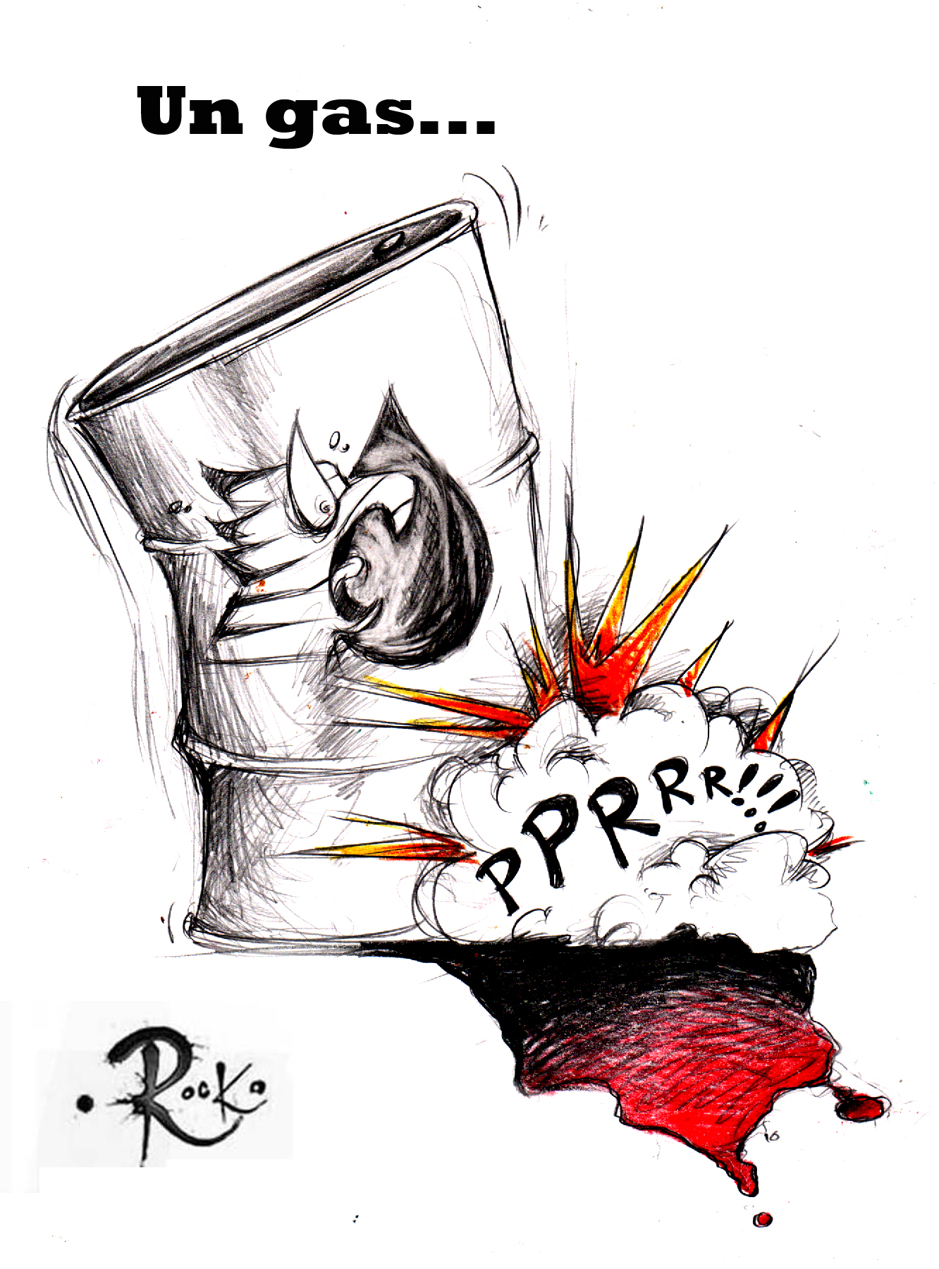 [Cartón] Un gas / Rocko en LJA