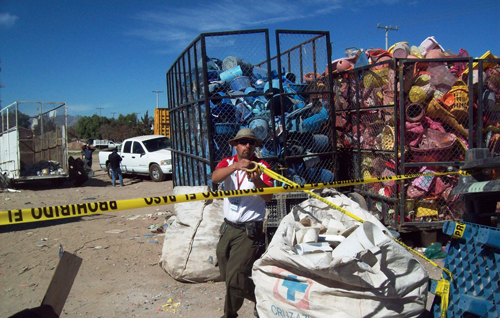 Clausuran chatarrera clandestina en el fraccionamiento Estrella