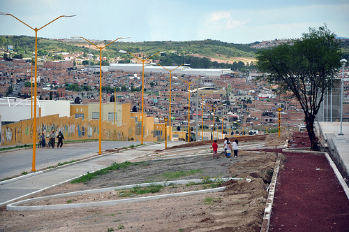 “Línea Verde” de 1.5 kilómetros en la calle Ébano del fraccionamiento El Plateado