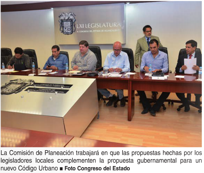 Que presente el Ejecutivo su propuesta de Código Urbano