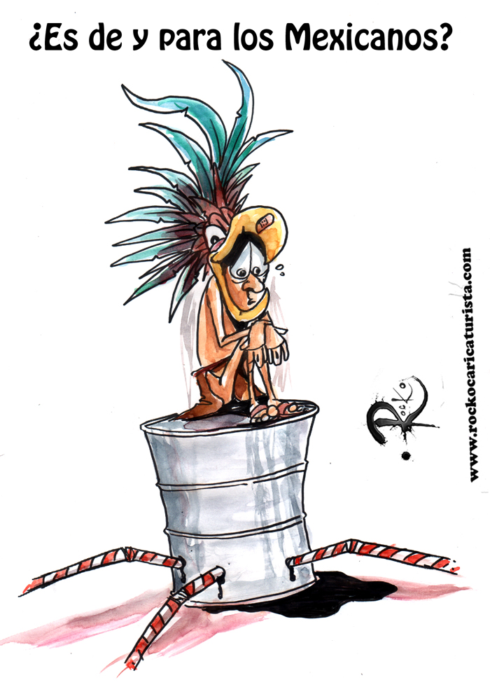 {Cartón} Petróleo / Rocko en LJA