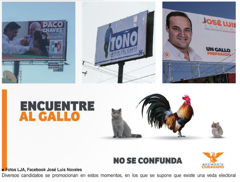 Se repite la historia de 2012, ya están acaparados los espectaculares: PT