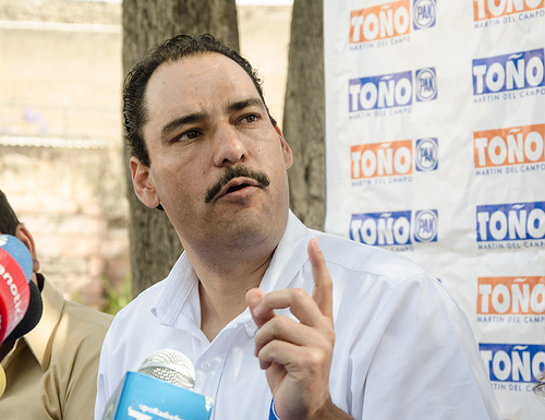 Denuncia PRI a Martín del Campo por “actos anticipados de campaña”