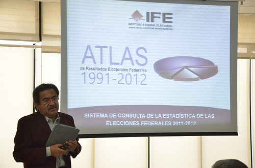 Presenta IFE Atlas de Resultados Electorales Federales