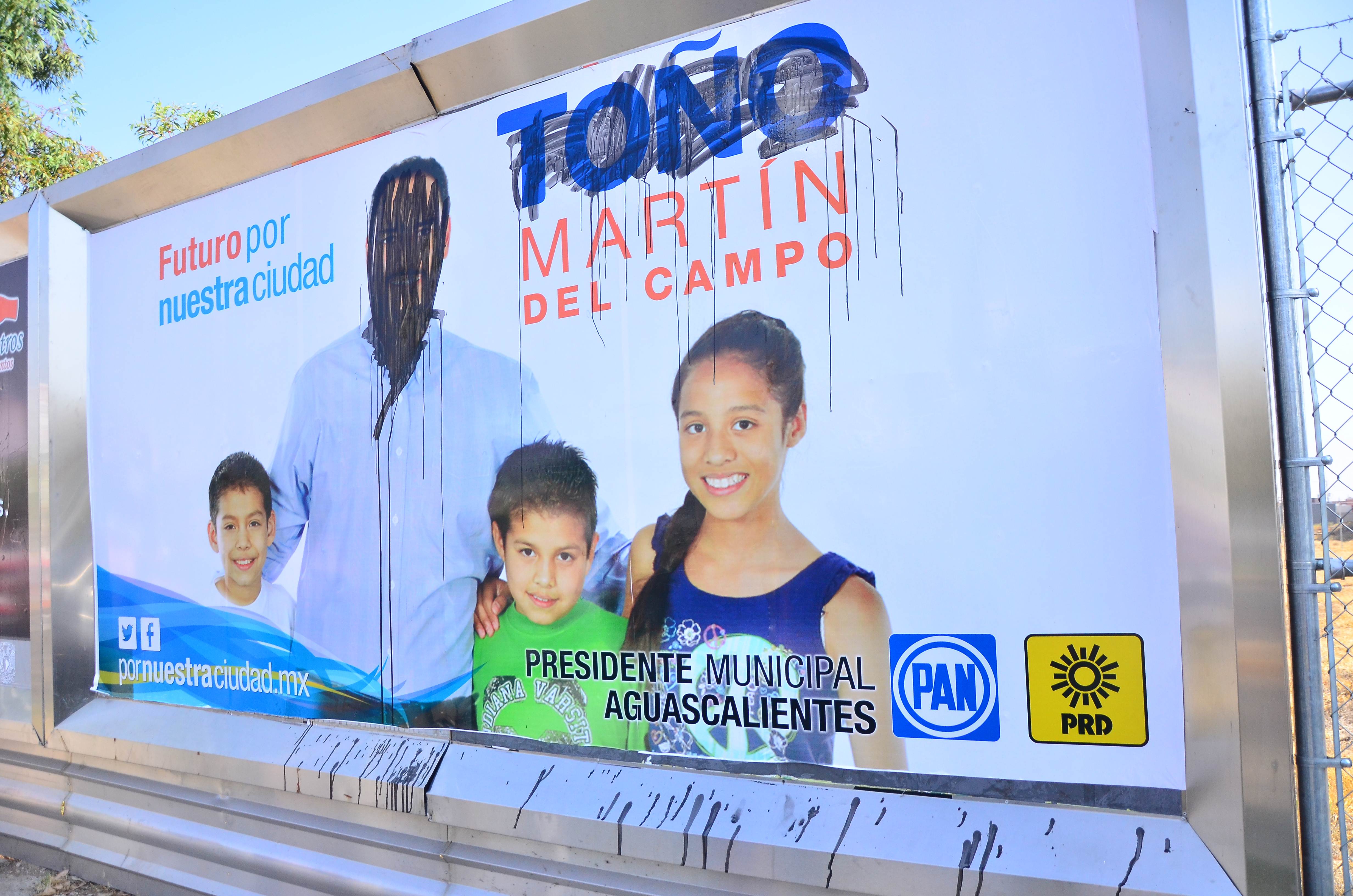 Martín del Campo urge a frenar vandalismo contra propaganda