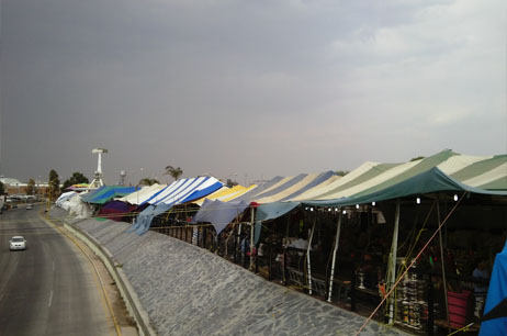 Los restos de la Feria Nacional de San Marcos 2013