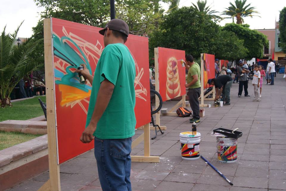 Festival de cultura urbana en Calvillo