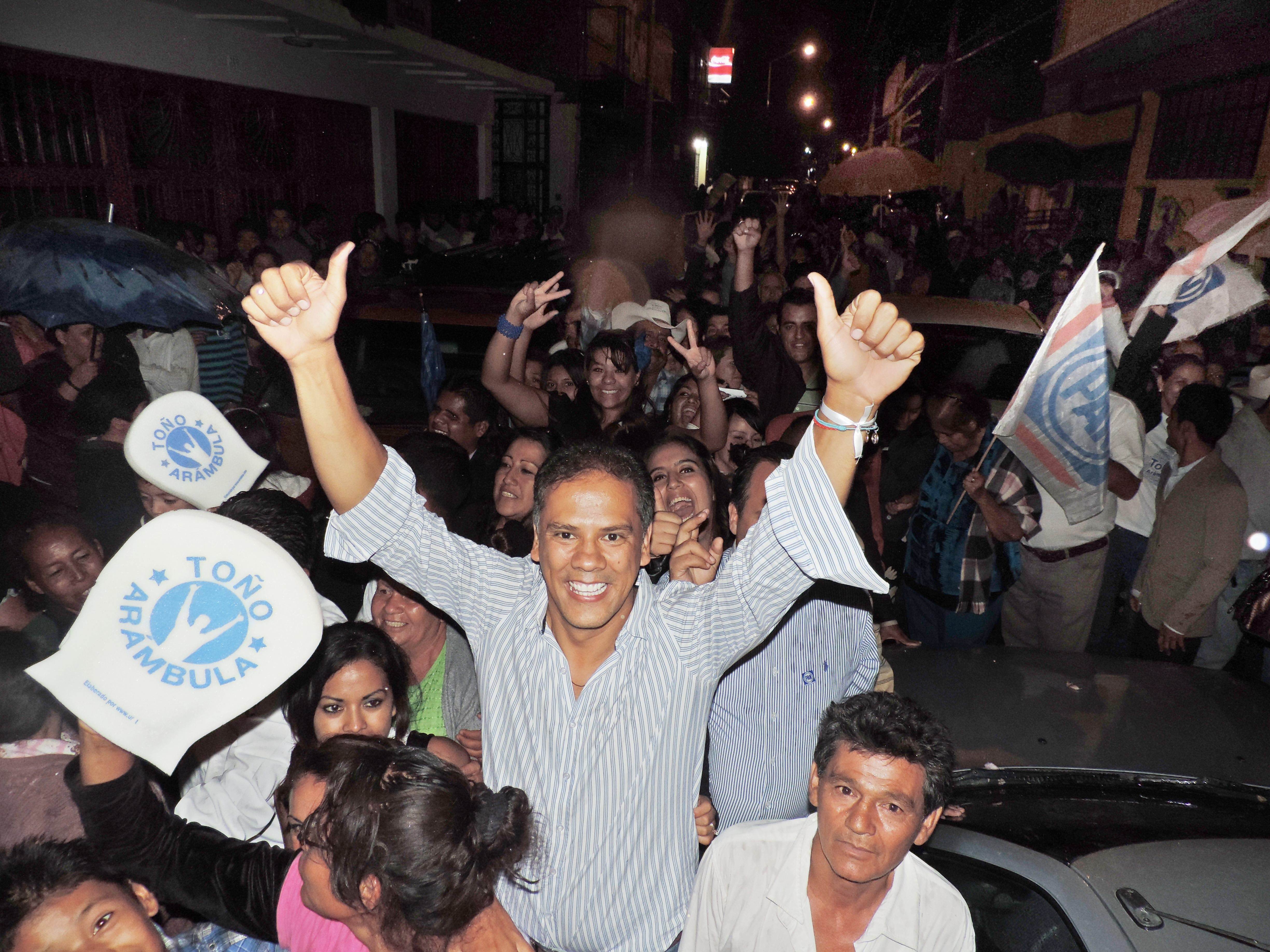 Gana elección Antonio Arámbula con una ventaja de más de 15 puntos en Jesús María