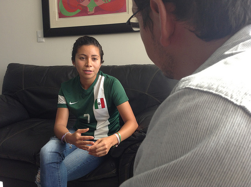 Porque ellas también juegan, Entrevista con Ana Pontigo Carmona (seleccionada nacional de futbol)