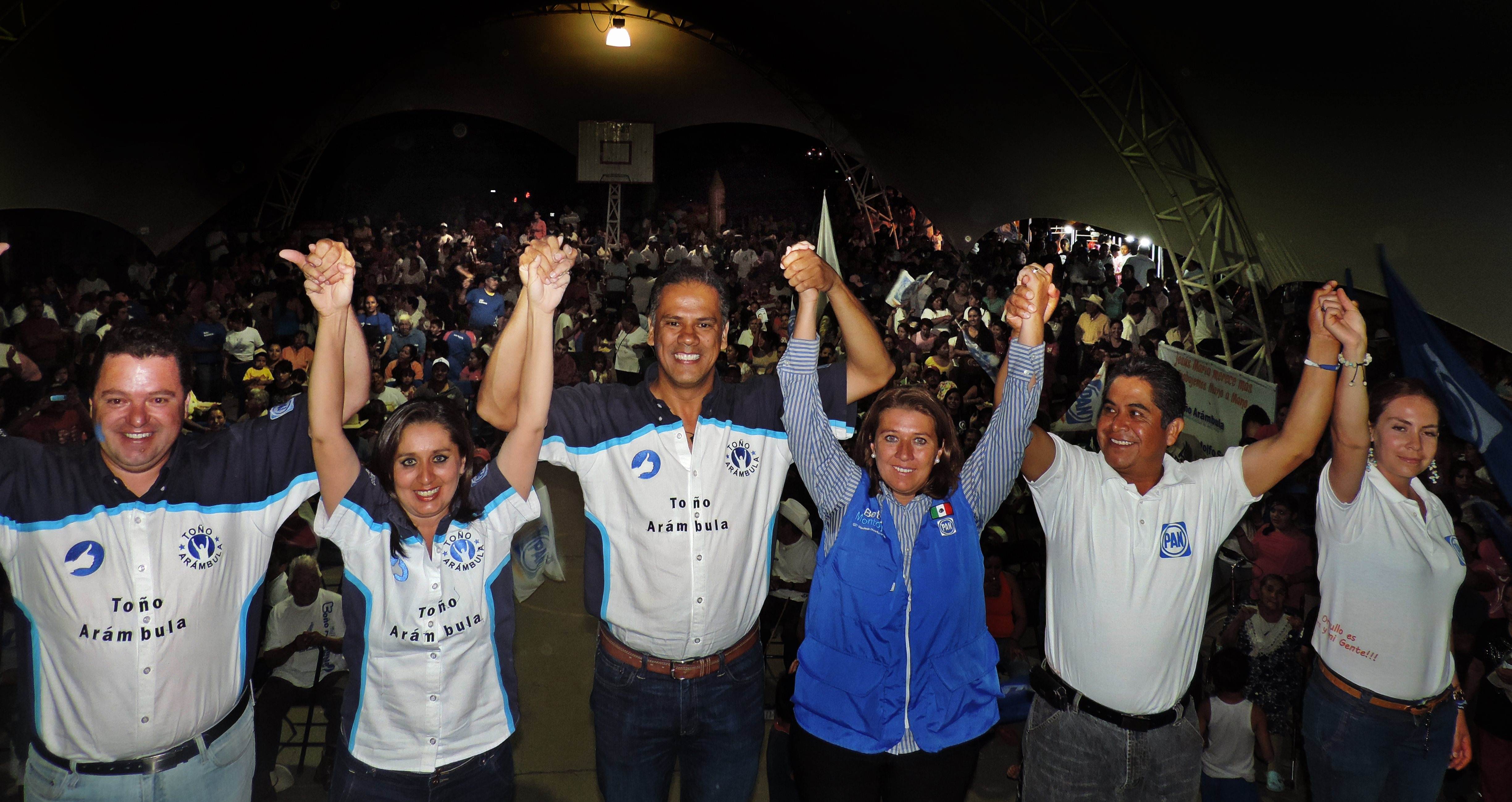 Cierre de campaña de Antonio Arámbula en Maravillas