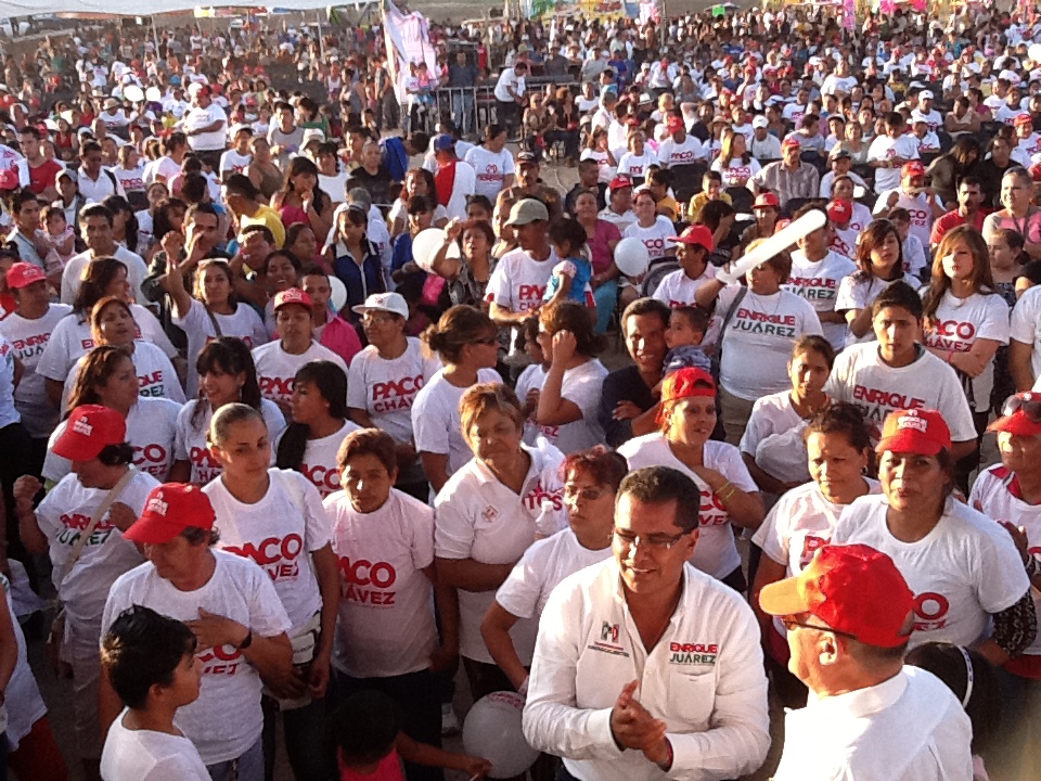 Cierre de campaña de Enrique Juárez en el Distrito XIII