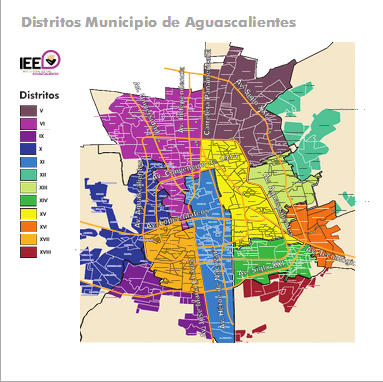¿En qué distrito me toca votar en Aguascalientes? Distritos Electorales 2013