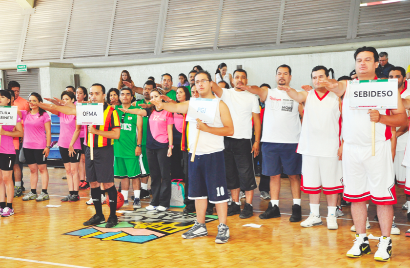 Con 750 participantes de 23 dependencias arranca el Tercer Torneo Deportivo para Servidores Públicos