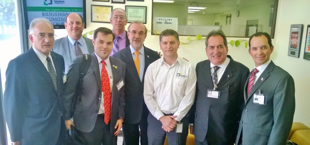 Se reúne Lozano de la Torre con directivos de Source Logistics