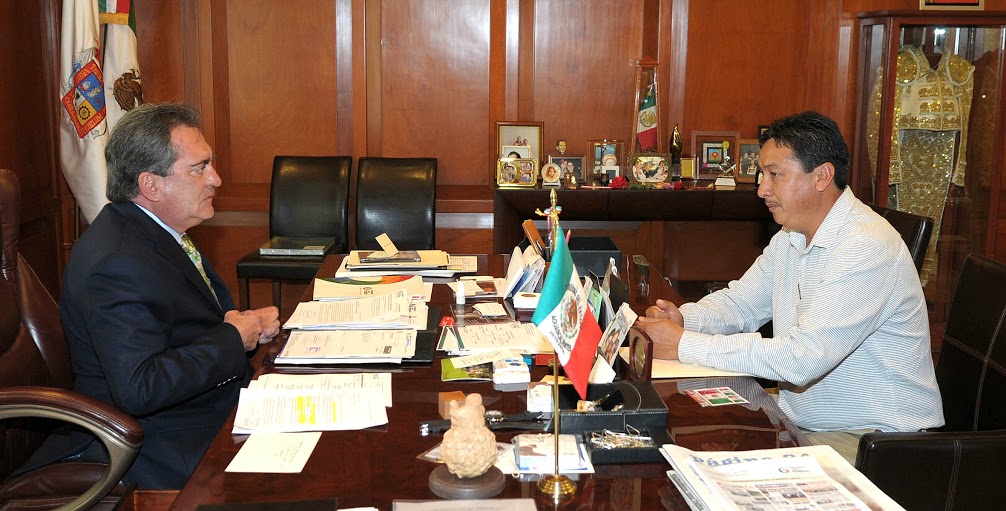 Recibe Lozano de la Torre al alcalde de San José de Gracia