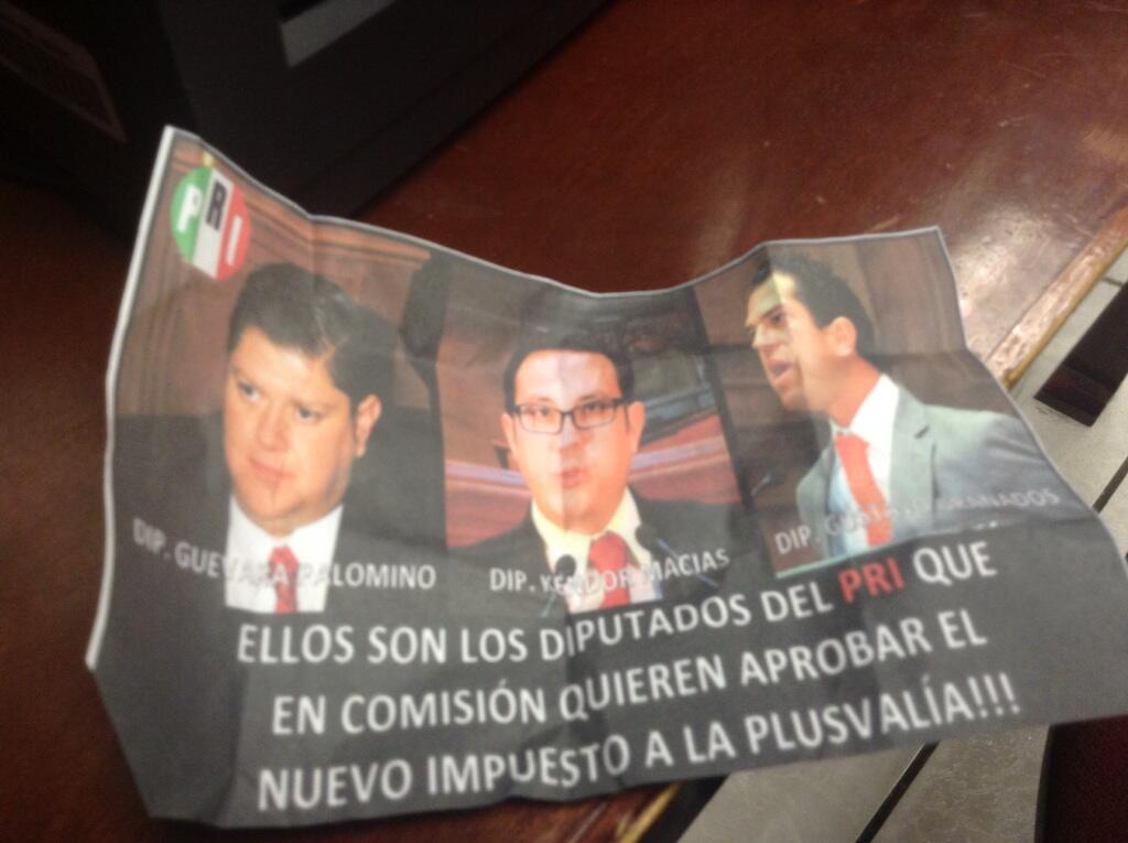 Dictamen Código Urbano va al Pleno; PAN enfurecido afirma que priístas fueron sometidos