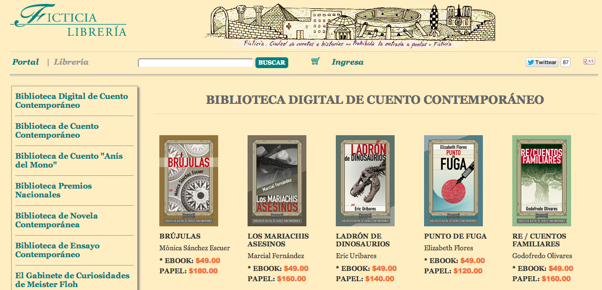 Presentarán Biblioteca Digital de Cuento Contemporáneo de Ficticia