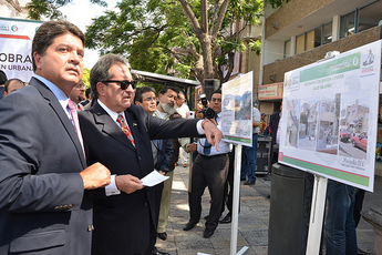 Banderazo a regeneración urbana de la calle Galeana