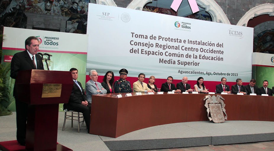 Instalan Consejo Regional Centro Occidente del Espacio Común de la Educación Media Superior