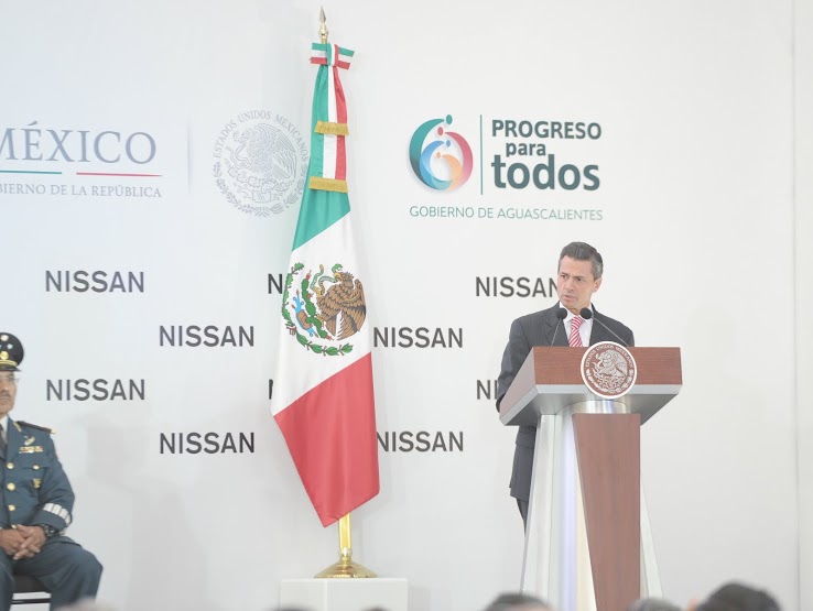 Nissan A2: Intervención de Enrique Peña Nieto