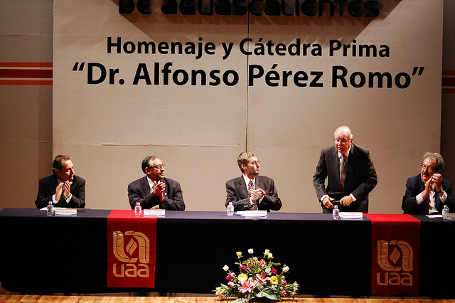Concluye la Cátedra Dr. Alfonso Pérez Romo en la Autónoma de Aguascalientes