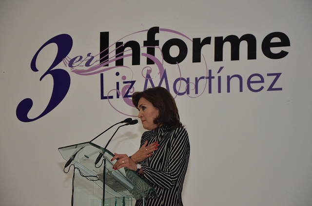 Rinde Elizabeth Martínez su Tercer Informe al frente del DIF municipal