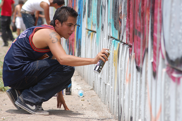 Se realizaron cerca de 40 murales de grafiti conmemorando a José Guadalupe Posada