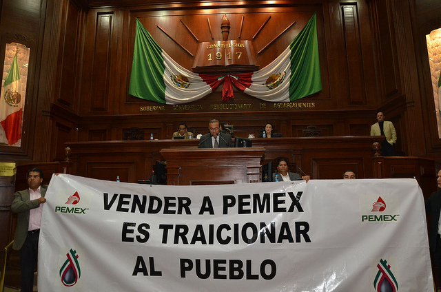“Vender a Pemex es traicionar al pueblo”, partidos de izquierda contra Reforma Energética
