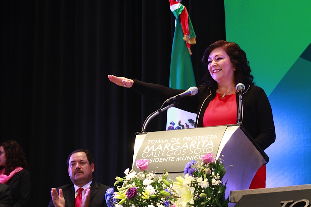 Margarita Gallegos Soto asumió el cargo de alcaldesa de San Francisco de los Romo