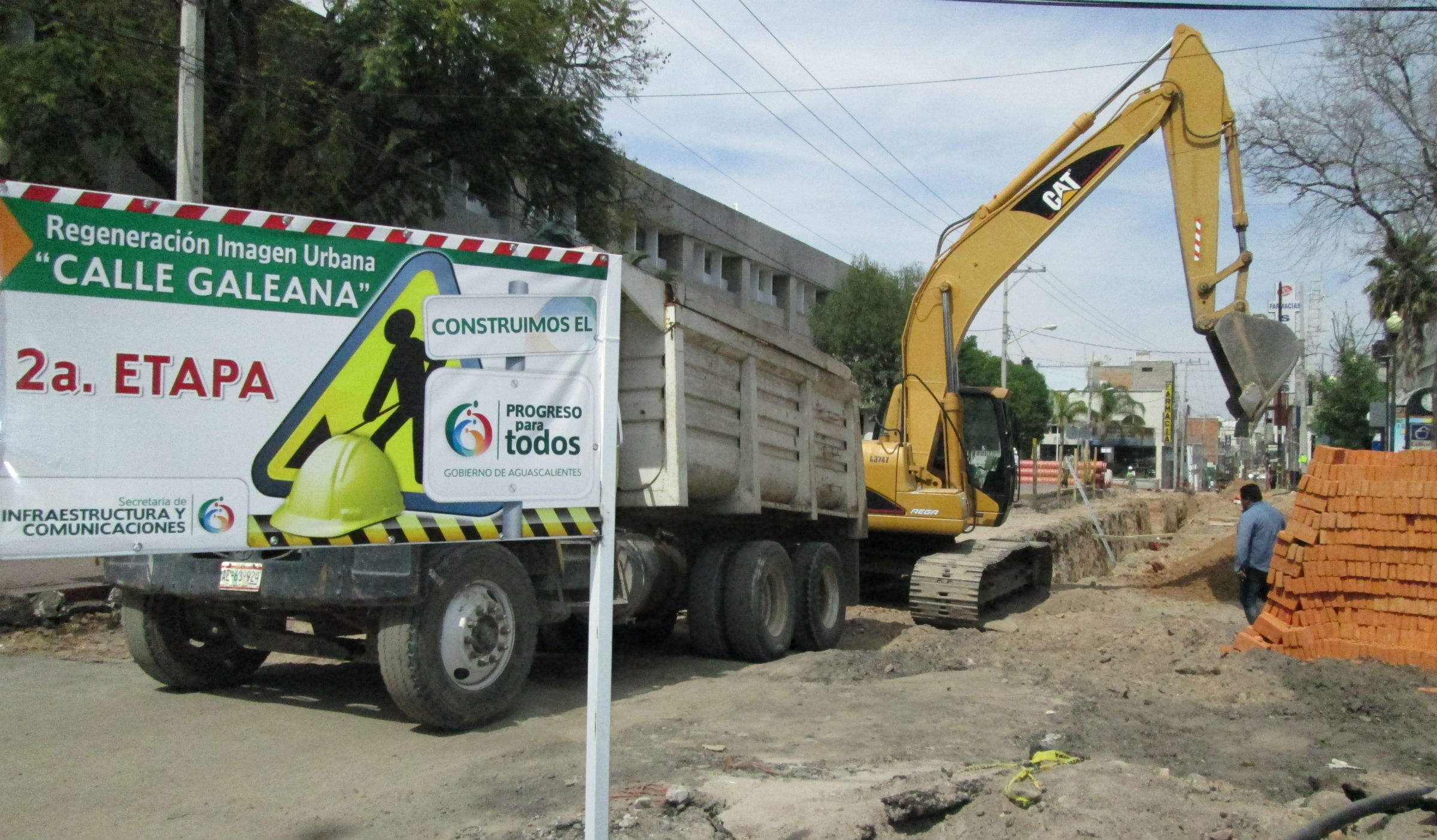 Cierre de la calle Ignacio T. Chávez