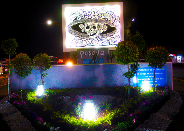 Se remodeló La Catrina en la entrada sur de la ciudad