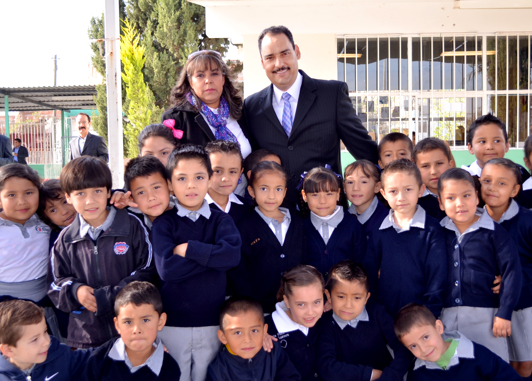 Honores en la Escuela Primaria Convención de Aguascalientes