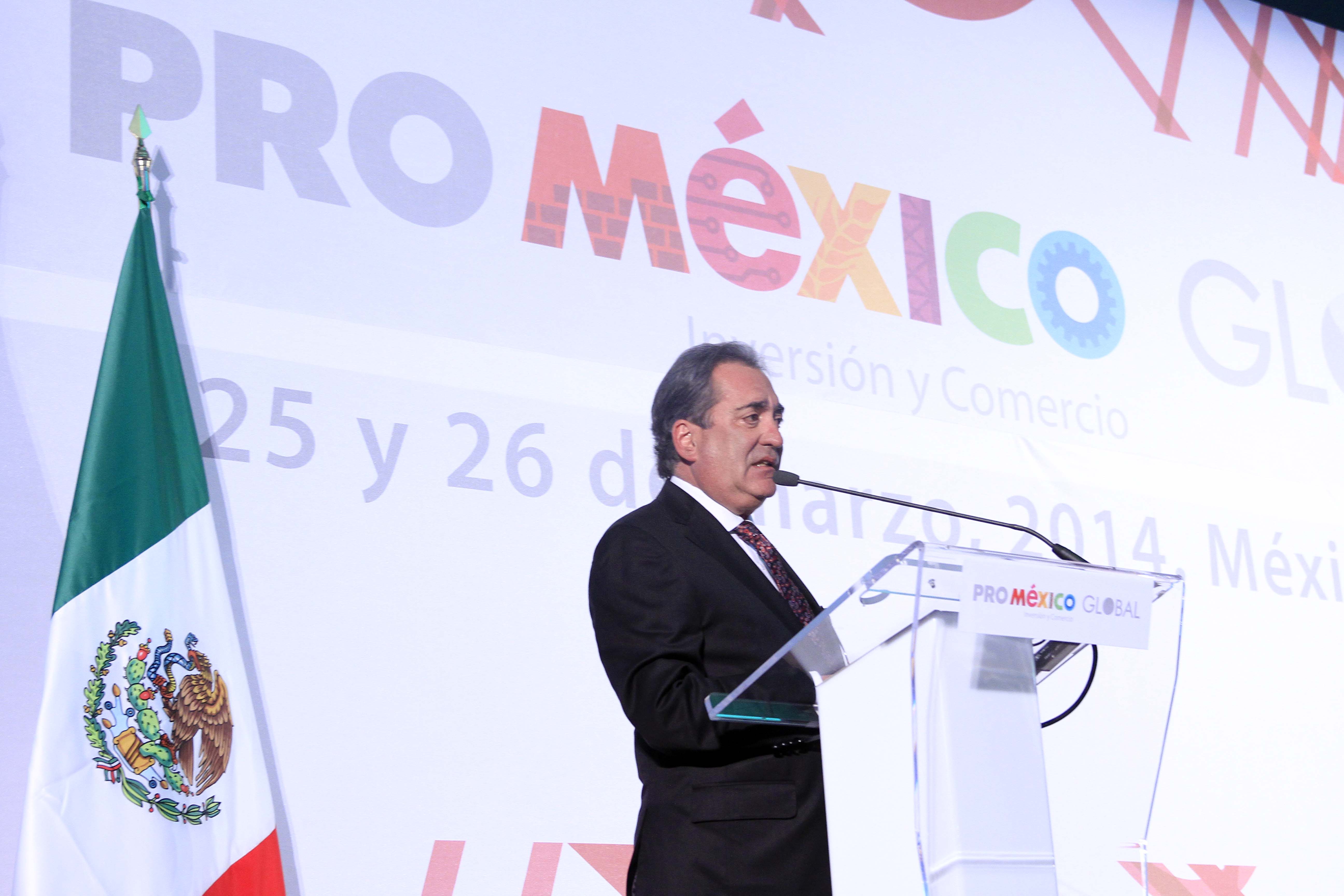 Participa Lozano de la Torre en inauguración de ProMéxico Global