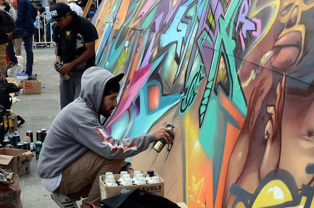 Concluye Festival de Gráfica Urbana