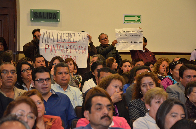 Maestros indignados: la Reforma Educativa es una medida económica del gobierno