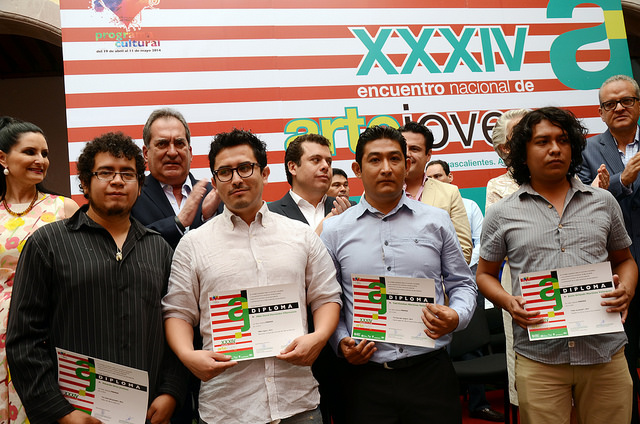Premian a los 4 jóvenes ganadores del Encuentro Nacional de Arte Joven