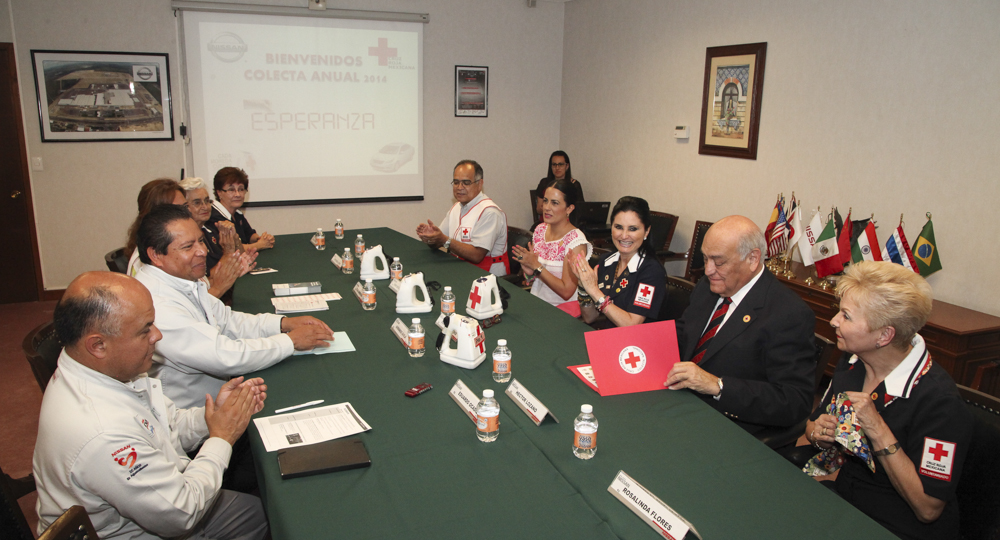 Nissan se suma a la colecta anual de la Cruz Roja