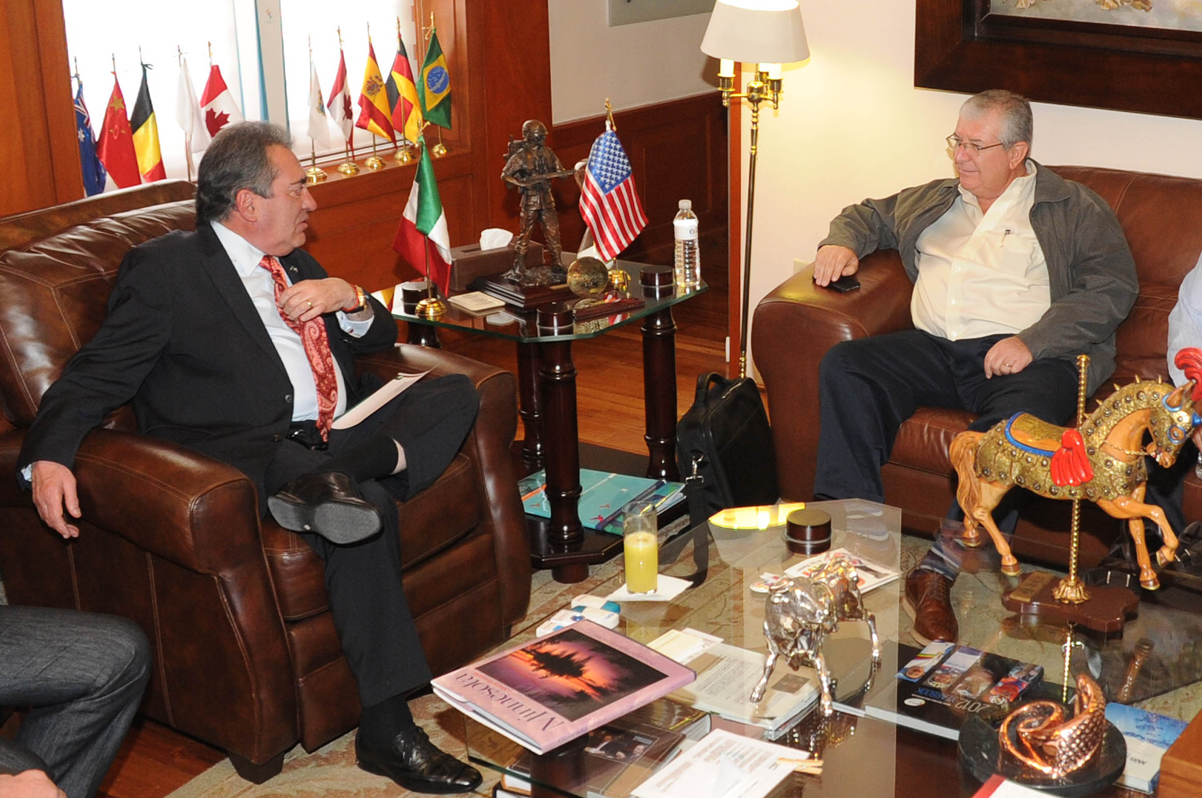 Se reúne el gobernador el subdirector general de Infraestructura Hidroagrícola de Conagua