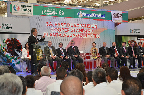 Inauguran la tercera fase de Cooper Standard