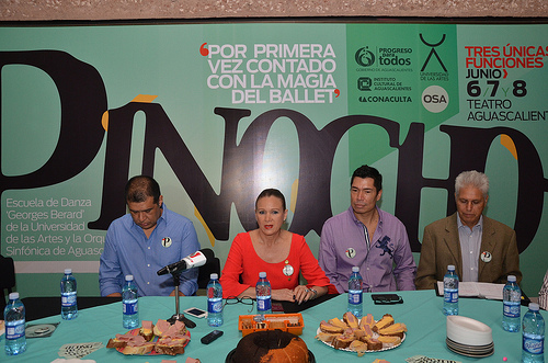 Pinocho en una gala de ballet